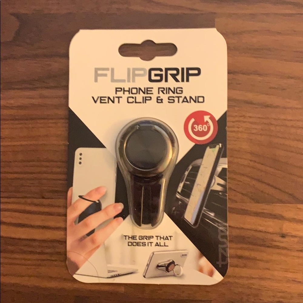 [FlipGrip] Phone Ring Vent Clip & Stand